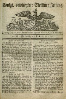 Königl. privilegirte Stettiner Zeitung. 1842, № 131 (2 November) + dod.