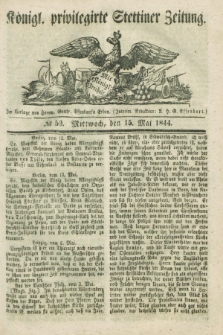 Königl. privilegirte Stettiner Zeitung. 1844, № 59 (15 Mai) + dod.