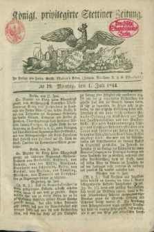 Königl. privilegirte Stettiner Zeitung. 1844, № 79 (1 Juli) + dod.