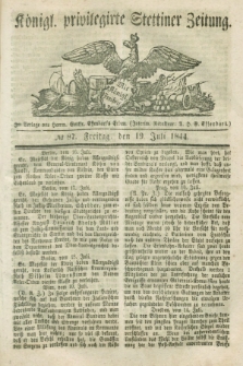 Königl. privilegirte Stettiner Zeitung. 1844, № 87 (19 Juli) + dod.