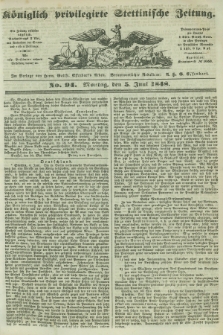 Königlich privilegirte Stettinische Zeitung. 1848, No. 94 (5 Juni) + dod.
