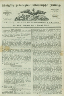 Königlich privilegirte Stettinische Zeitung. 1848, No. 148 (7 August) + dod.