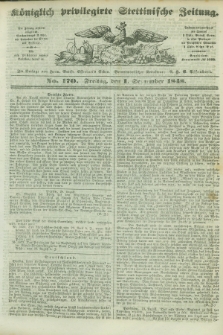 Königlich privilegirte Stettinische Zeitung. 1848, No. 170 (1 September) + dod.