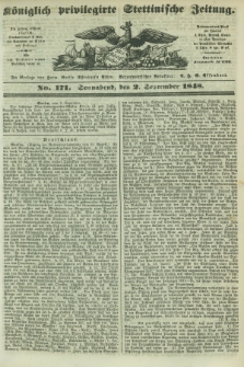 Königlich privilegirte Stettinische Zeitung. 1848, No. 171 (2 September) + dod.