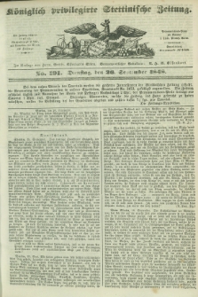 Königlich privilegirte Stettinische Zeitung. 1848, No. 191 (26 September) + dod.