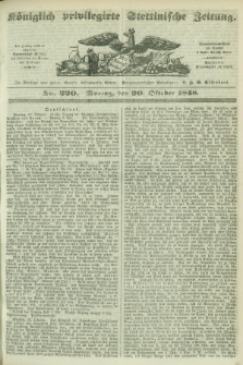 Königlich privilegirte Stettinische Zeitung. 1848, No. 220 (30 Oktober) + dod.