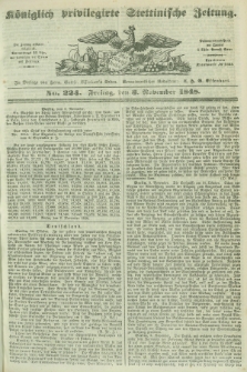 Königlich privilegirte Stettinische Zeitung. 1848, No. 224 (3 November) + dod.