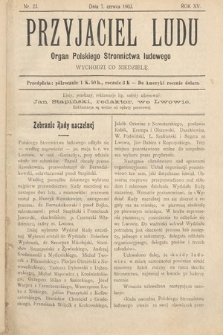 Przyjaciel Ludu : organ Polskiego Stronnictwa Ludowego. 1903, nr 23