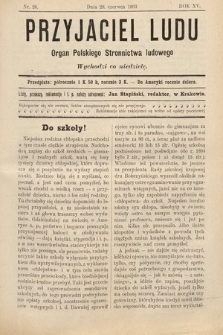 Przyjaciel Ludu : organ Polskiego Stronnictwa Ludowego. 1903, nr 26