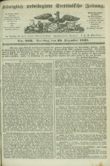 Königlich privilegirte Stettinische Zeitung. 1848, No. 263 (19 Dezember) + dod.