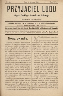 Przyjaciel Ludu : organ Polskiego Stronnictwa Ludowego. 1903, nr 33