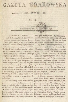 Gazeta Krakowska. 1803, nr 3