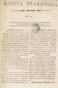Gazeta Krakowska. 1803, nr 4