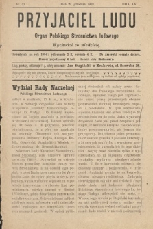 Przyjaciel Ludu : organ Polskiego Stronnictwa Ludowego. 1903, nr 51