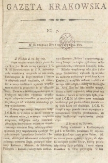 Gazeta Krakowska. 1803, nr 7