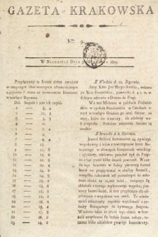 Gazeta Krakowska. 1803, nr 9