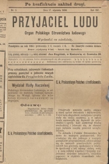 Przyjaciel Ludu : organ Polskiego Stronnictwa Ludowego. 1904, nr 3