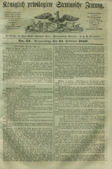 Königlich privilegirte Stettinische Zeitung. 1850, No. 44 (21 Februar) + dod.