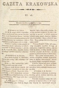 Gazeta Krakowska. 1803, nr 16