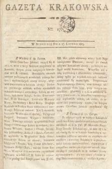 Gazeta Krakowska. 1803, nr 17