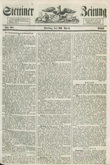 Stettiner Zeitung. 1853, No. 98 (29 April)