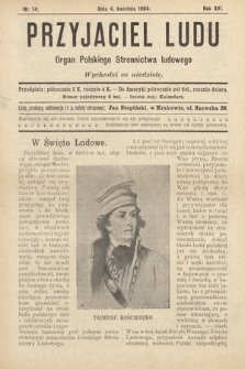 Przyjaciel Ludu : organ Polskiego Stronnictwa Ludowego. 1904, nr 14