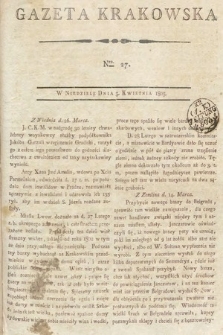 Gazeta Krakowska. 1803, nr 27