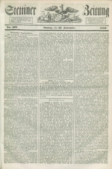 Stettiner Zeitung. 1853, No. 212 (12 September)