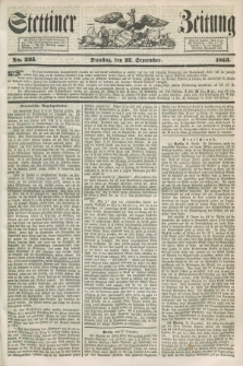 Stettiner Zeitung. 1853, No. 225 (27 September)