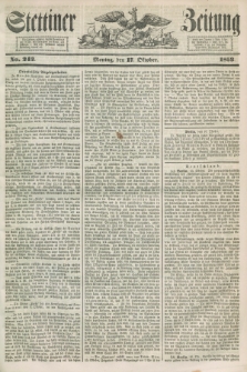 Stettiner Zeitung. 1853, No. 242 (17 Oktober)