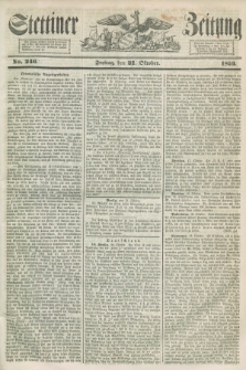 Stettiner Zeitung. 1853, No. 246 (21 Oktober)