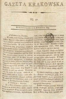 Gazeta Krakowska. 1803, nr 31