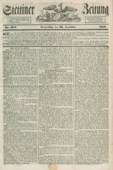 Stettiner Zeitung. 1853, No. 304 (29 Dezember)
