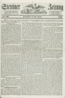 Stettiner Zeitung. 1855, No. 198 (25 August)