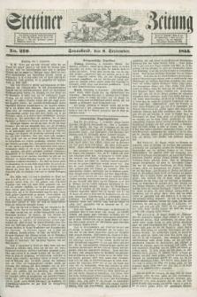 Stettiner Zeitung. 1855, No. 210 (8 September)