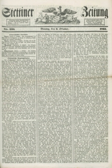 Stettiner Zeitung. 1855, No. 235 (8 Oktober)