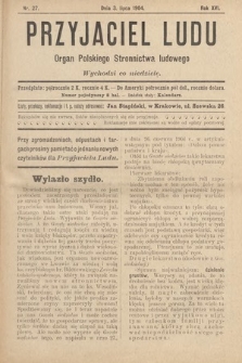 Przyjaciel Ludu : organ Polskiego Stronnictwa Ludowego. 1904, nr 27