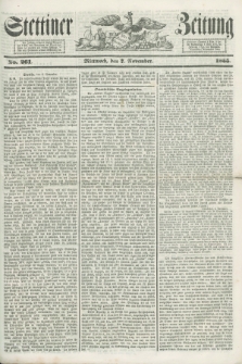 Stettiner Zeitung. 1855, No. 261 (7 November)
