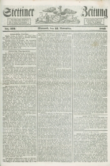 Stettiner Zeitung. 1855, No. 273 (21 November)