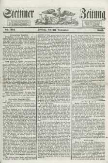 Stettiner Zeitung. 1855, No. 275 (23 November)