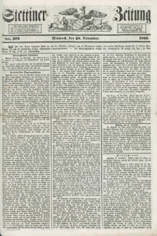 Stettiner Zeitung. 1855, No. 279 (28 November)