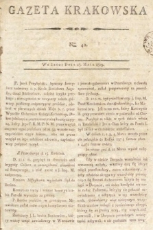 Gazeta Krakowska. 1803, nr 40