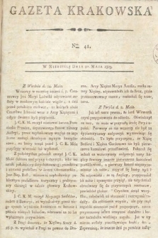 Gazeta Krakowska. 1803, nr 41