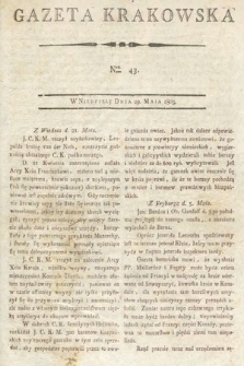 Gazeta Krakowska. 1803, nr 43