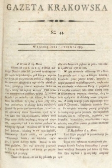 Gazeta Krakowska. 1803, nr 44