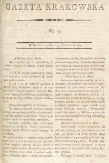 Gazeta Krakowska. 1803, nr 45
