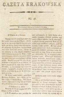 Gazeta Krakowska. 1803, nr 46