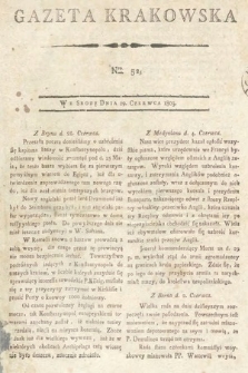 Gazeta Krakowska. 1803, nr 52