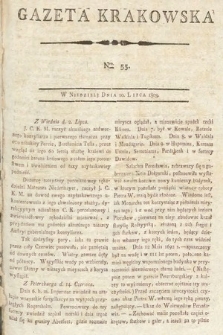 Gazeta Krakowska. 1803, nr 55