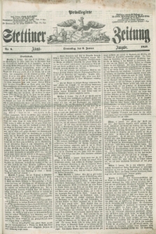 Privilegirte Stettiner Zeitung. 1859, No. 8 (6 Januar) - Abend-Ausgabe
